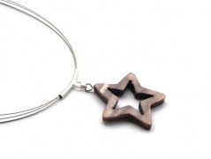 Ve fialové krajce - náhrdelník