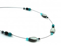 Ve fialové krajce - náhrdelník