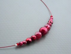 Ve fialové krajce - náhrdelník