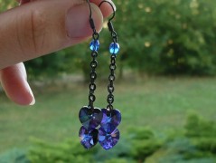 Ve fialové krajce - náhrdelník