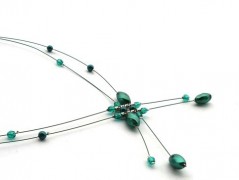 Ve fialové krajce - náhrdelník