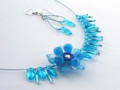 Ve fialové krajce - náhrdelník