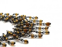 Ve fialové krajce - náhrdelník