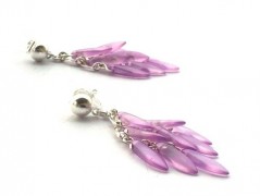 Ve fialové krajce - náhrdelník