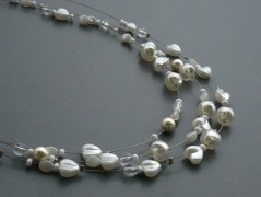 Ve fialové krajce - náhrdelník