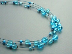 Ve fialové krajce - náhrdelník