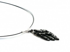 Ve fialové krajce - náhrdelník