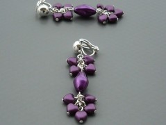 Ve fialové krajce - náhrdelník