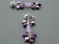 Ve fialové krajce - náhrdelník