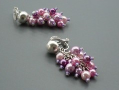 Ve fialové krajce - náhrdelník