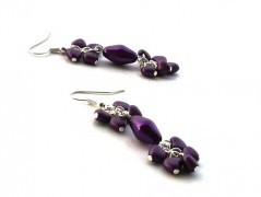 Ve fialové krajce - náhrdelník