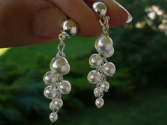 Ve fialové krajce - náhrdelník