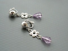 Ve fialové krajce - náhrdelník