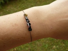 Ve fialové krajce - náhrdelník