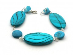 Ve fialové krajce - náhrdelník