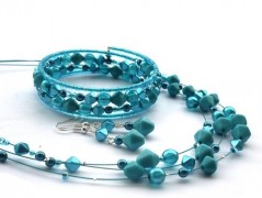 Ve fialové krajce - náhrdelník