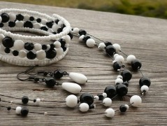 Ve fialové krajce - náhrdelník