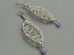 Ve fialové krajce - náhrdelník