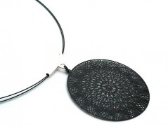 Ve fialové krajce - náhrdelník