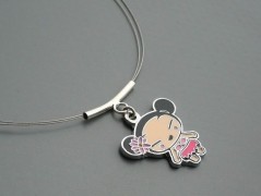 Ve fialové krajce - náhrdelník