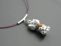 Ve fialové krajce - náhrdelník