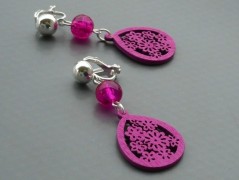 Ve fialové krajce - náhrdelník