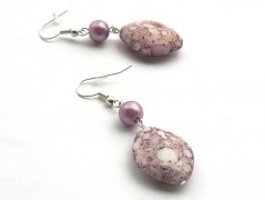 Ve fialové krajce - náhrdelník