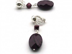 Ve fialové krajce - náhrdelník