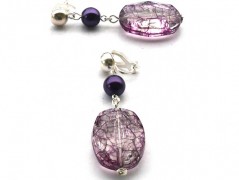 Ve fialové krajce - náhrdelník