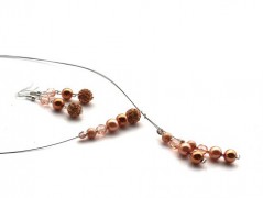 Ve fialové krajce - náhrdelník