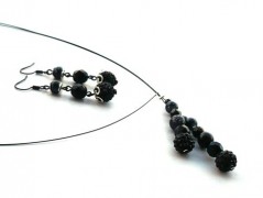 Ve fialové krajce - náhrdelník