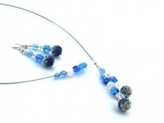 Ve fialové krajce - náhrdelník