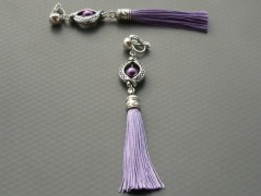 Ve fialové krajce - náhrdelník