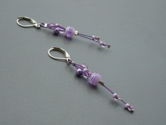 Ve fialové krajce - náhrdelník