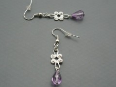 Ve fialové krajce - náhrdelník