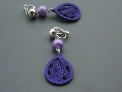 Ve fialové krajce - náhrdelník