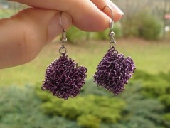 Ve fialové krajce - náhrdelník