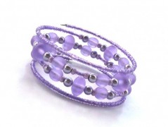 Ve fialové krajce - náhrdelník