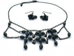 Ve fialové krajce - náhrdelník