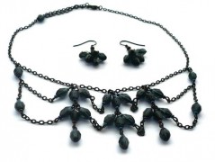 Ve fialové krajce - náhrdelník