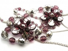 Ve fialové krajce - náhrdelník