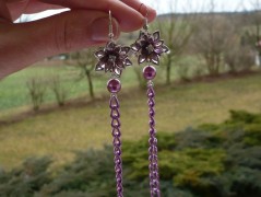 Ve fialové krajce - náhrdelník