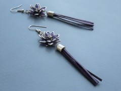 Ve fialové krajce - náhrdelník