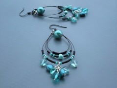 Ve fialové krajce - náhrdelník