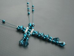 Ve fialové krajce - náhrdelník