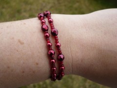 Ve fialové krajce - náhrdelník