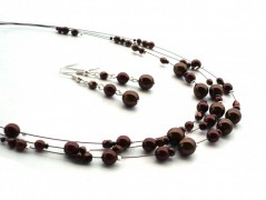 Ve fialové krajce - náhrdelník