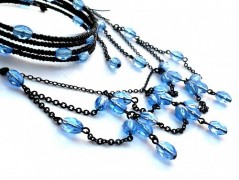 Ve fialové krajce - náhrdelník