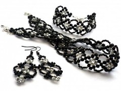 Ve fialové krajce - náhrdelník