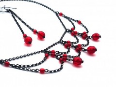 Ve fialové krajce - náhrdelník